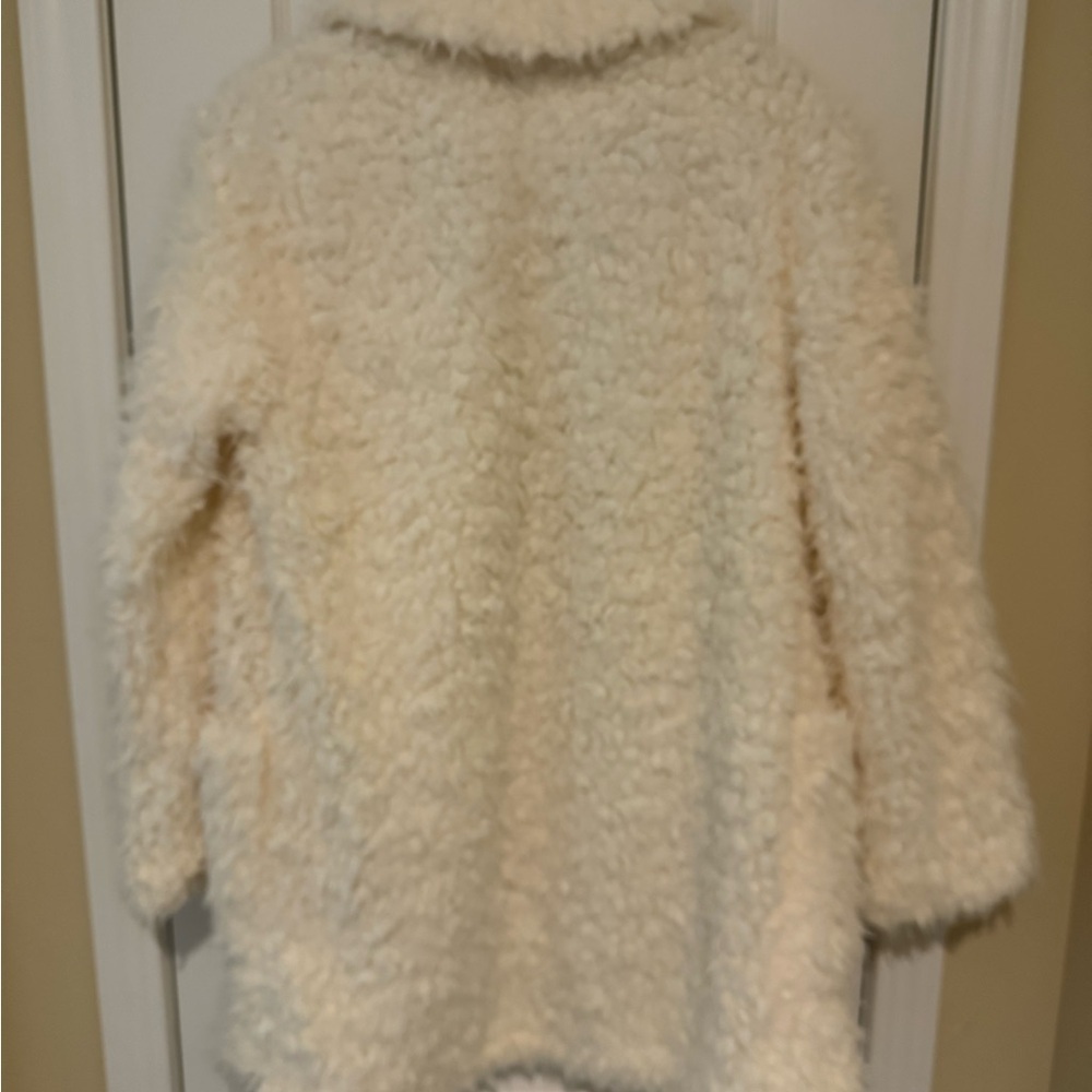 Chic Cream Teddy Jacket - Picture 2 of 4